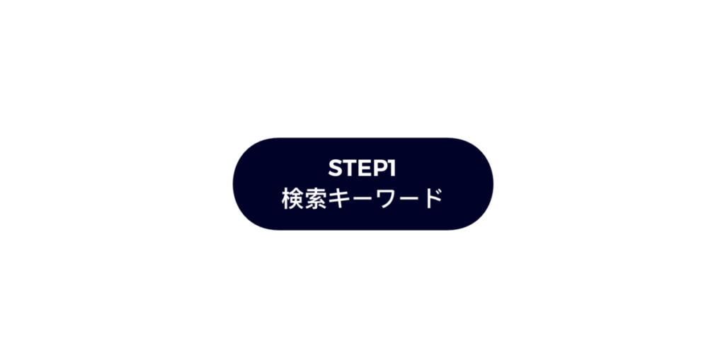 【STEP1】検索キーワードを決める