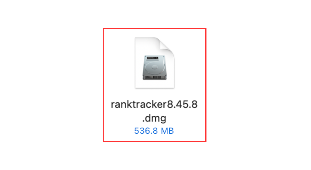 Rank Trackerのダウンロード完了