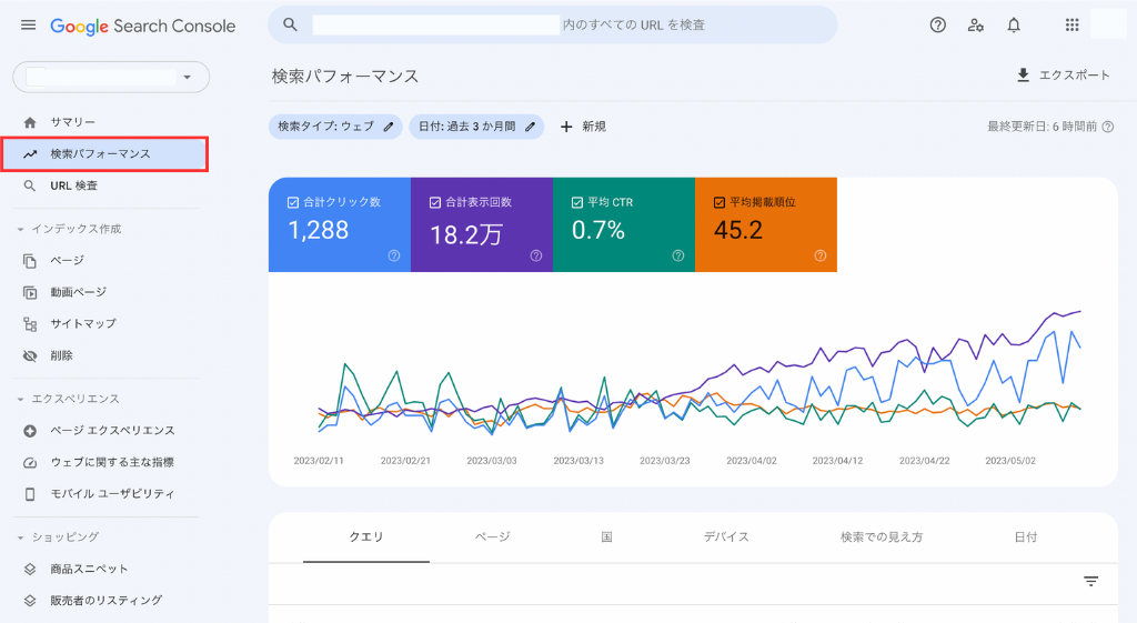 検索パフォーマンス